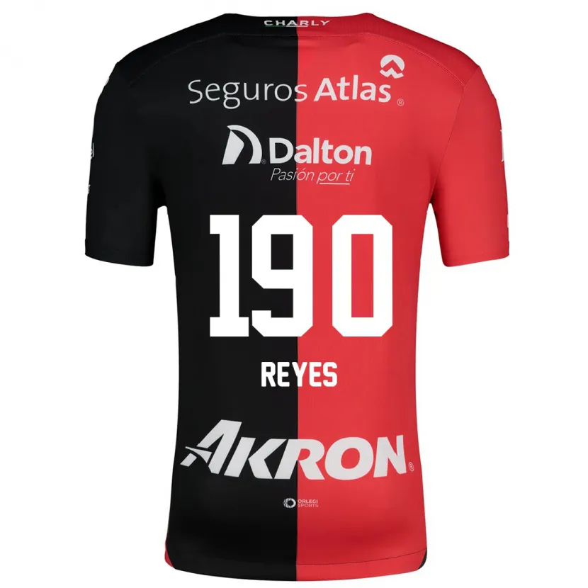 Danxen Barn Óscar Reyes #190 Röd Svart Hemmatröja Matchtröjor 2024/25 Tröjor T-Tröja