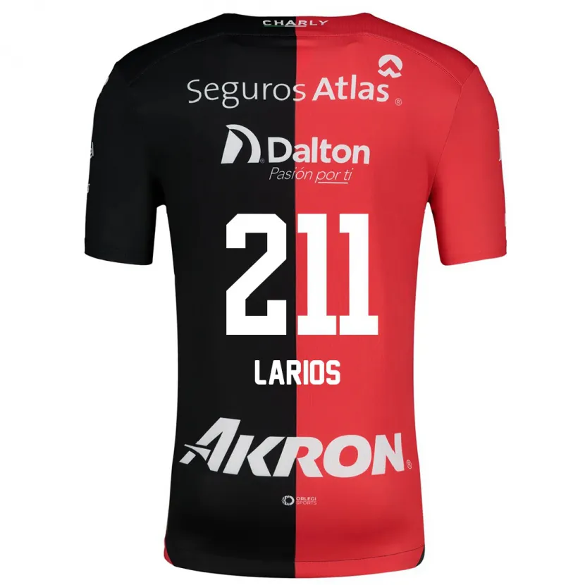 Danxen Barn Israel Larios #211 Röd Svart Hemmatröja Matchtröjor 2024/25 Tröjor T-Tröja