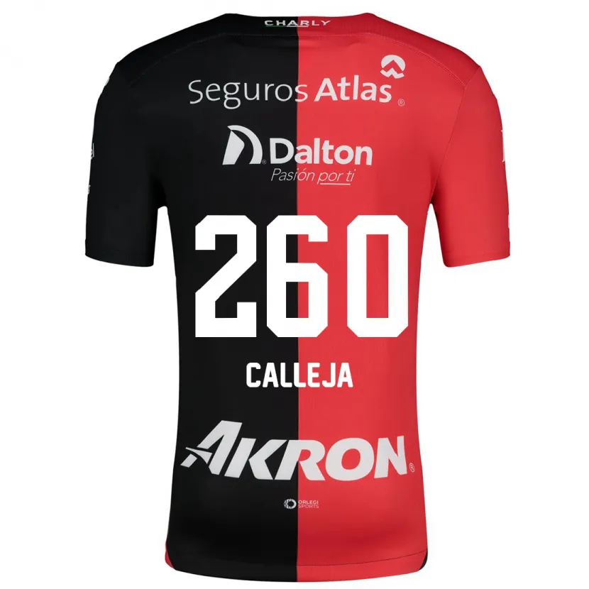 Danxen Barn Diego Calleja #260 Röd Svart Hemmatröja Matchtröjor 2024/25 Tröjor T-Tröja