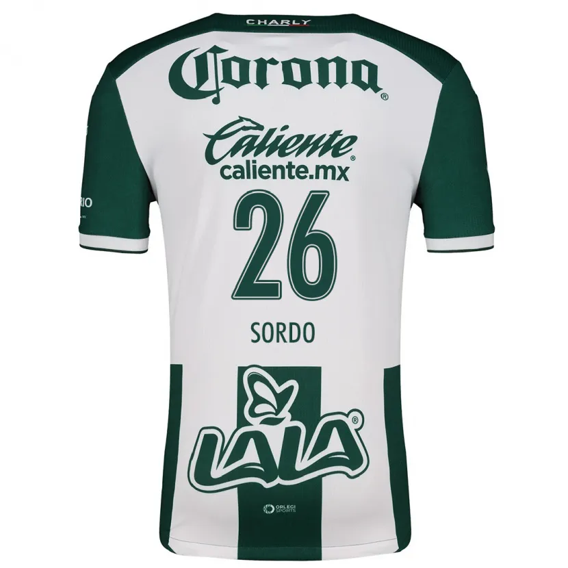 Danxen Barn Ramiro Sordo #26 Grön Vit Hemmatröja Matchtröjor 2024/25 Tröjor T-Tröja