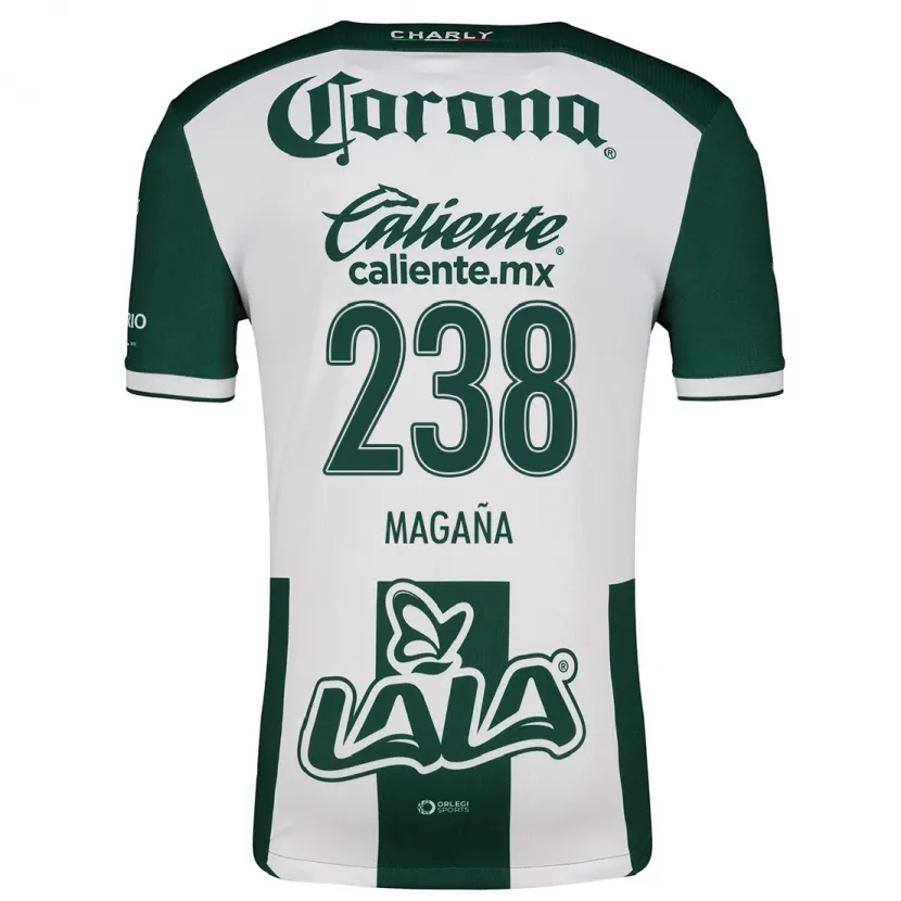 Danxen Barn Emilio Magaña #238 Grön Vit Hemmatröja Matchtröjor 2024/25 Tröjor T-Tröja