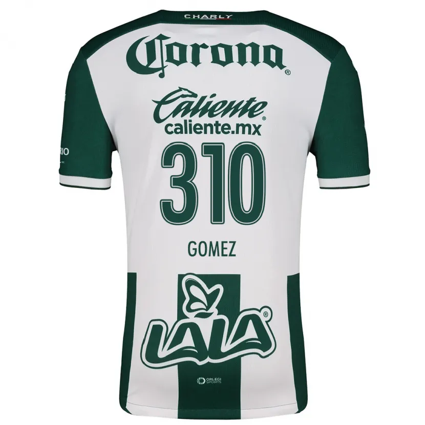 Danxen Barn Luis Gómez #310 Grön Vit Hemmatröja Matchtröjor 2024/25 Tröjor T-Tröja