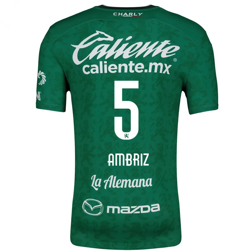Danxen Barn Fidel Ambríz #5 Grön Vit Hemmatröja Matchtröjor 2024/25 Tröjor T-Tröja