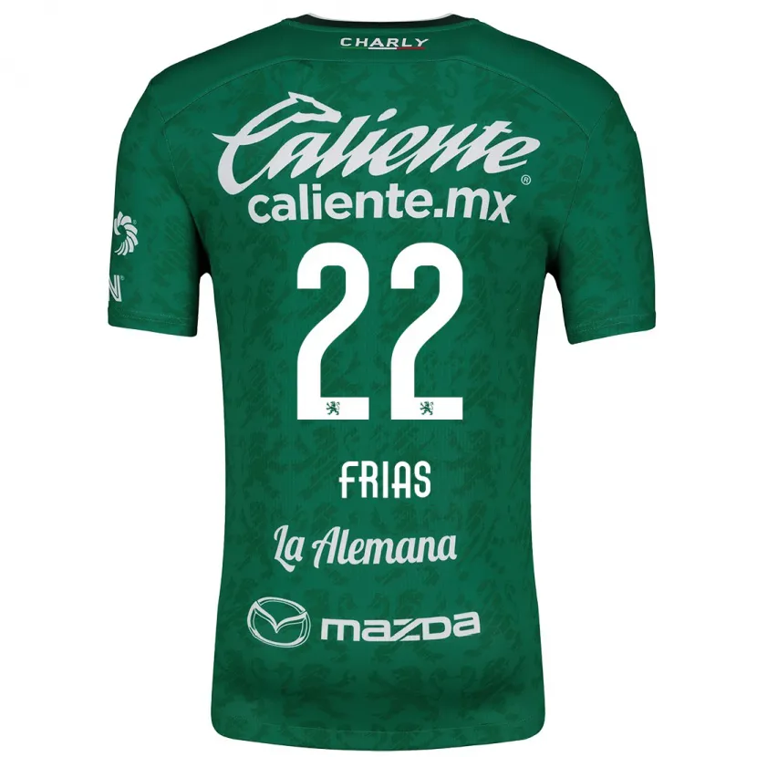 Danxen Barn Adonis Frías #22 Grön Vit Hemmatröja Matchtröjor 2024/25 Tröjor T-Tröja
