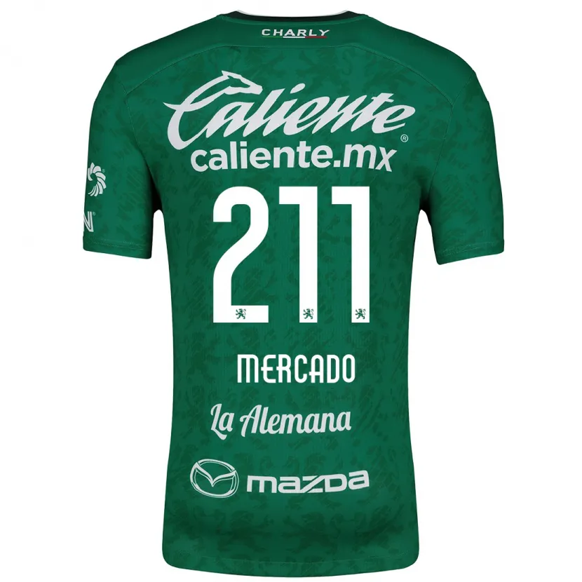 Danxen Barn Diego Mercado #211 Grön Vit Hemmatröja Matchtröjor 2024/25 Tröjor T-Tröja