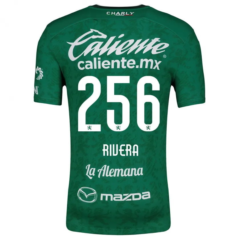 Danxen Barn Fernando Rivera #256 Grön Vit Hemmatröja Matchtröjor 2024/25 Tröjor T-Tröja
