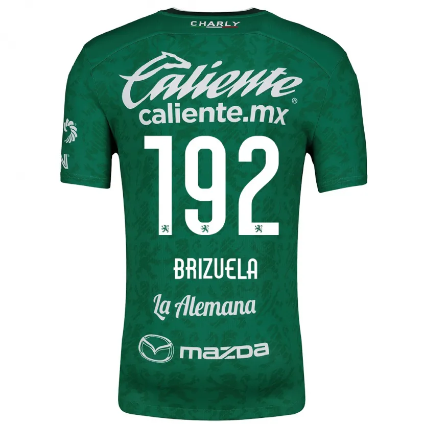 Danxen Barn Juan Brizuela #192 Grön Vit Hemmatröja Matchtröjor 2024/25 Tröjor T-Tröja