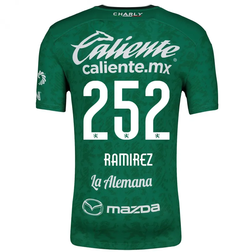 Danxen Barn Luis Ramírez #252 Grön Vit Hemmatröja Matchtröjor 2024/25 Tröjor T-Tröja