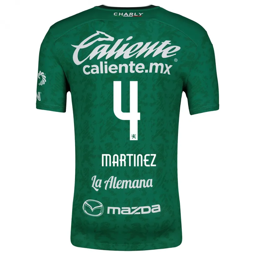 Danxen Barn Mitzi Martínez #4 Grön Vit Hemmatröja Matchtröjor 2024/25 Tröjor T-Tröja