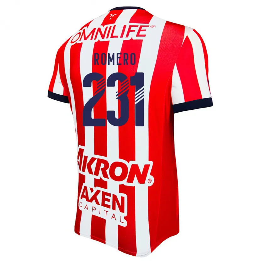 Danxen Barn Ángel Romero #231 Röd Vit Blå Hemmatröja Matchtröjor 2024/25 Tröjor T-Tröja