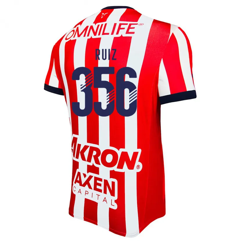 Danxen Barn Dilan Ruiz #356 Röd Vit Blå Hemmatröja Matchtröjor 2024/25 Tröjor T-Tröja