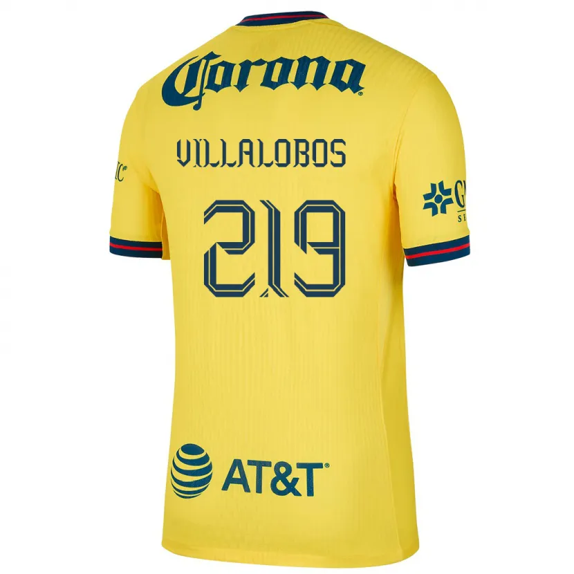 Danxen Barn Patricio Villalobos #219 Gul Blå Hemmatröja Matchtröjor 2024/25 Tröjor T-Tröja