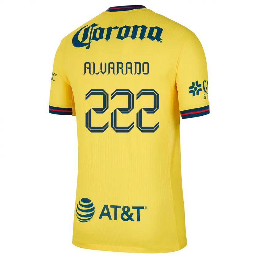 Danxen Barn Daniel Alvarado #222 Gul Blå Hemmatröja Matchtröjor 2024/25 Tröjor T-Tröja
