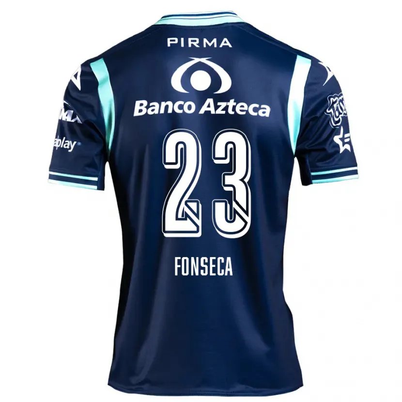 Danxen Barn Camila Fonseca #23 Marinblå Bortatröja Matchtröjor 2024/25 Tröjor T-Tröja