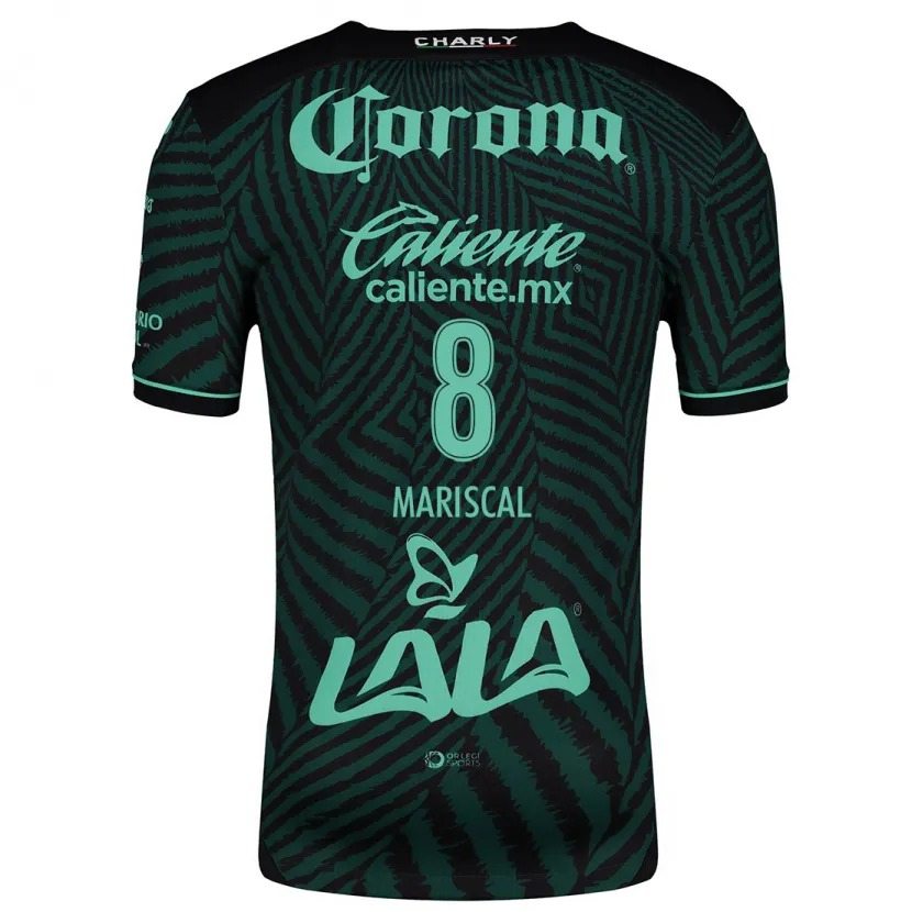Danxen Barn Salvador Mariscal #8 Svart Grön Bortatröja Matchtröjor 2024/25 Tröjor T-Tröja