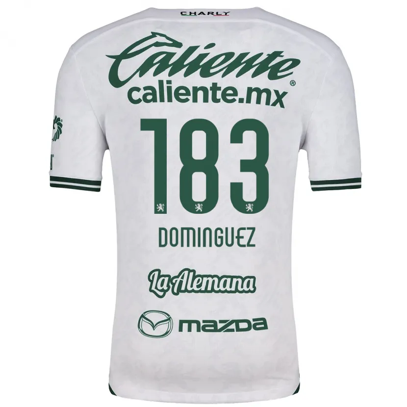 Danxen Barn Jesús Domínguez #183 Vit Grön Bortatröja Matchtröjor 2024/25 Tröjor T-Tröja
