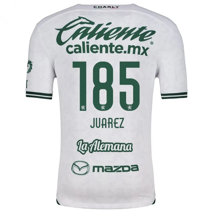 Danxen Barn Moisés Juárez #185 Vit Grön Bortatröja Matchtröjor 2024/25 Tröjor T-Tröja