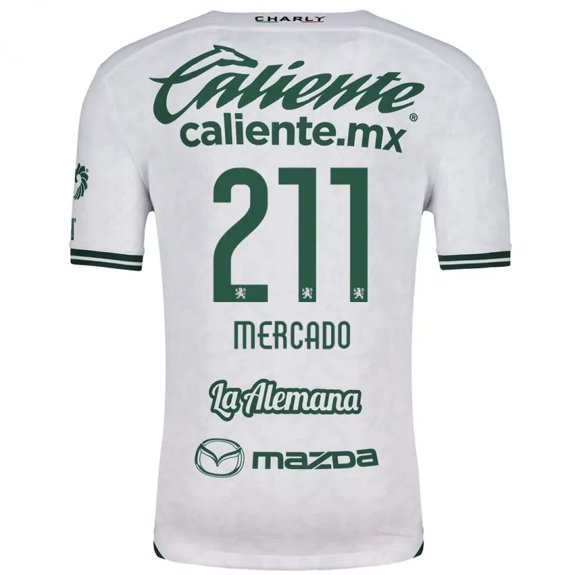 Danxen Barn Diego Mercado #211 Vit Grön Bortatröja Matchtröjor 2024/25 Tröjor T-Tröja