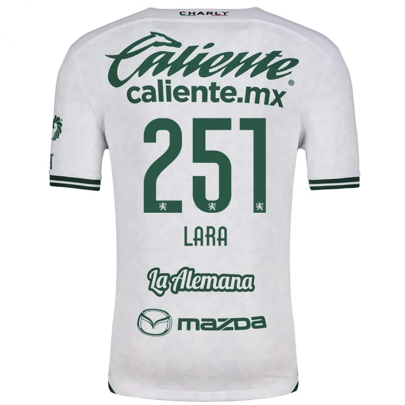 Danxen Barn Tristán Lara #251 Vit Grön Bortatröja Matchtröjor 2024/25 Tröjor T-Tröja