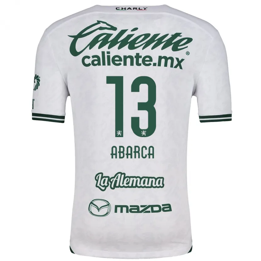 Danxen Barn Vidalia Abarca #13 Vit Grön Bortatröja Matchtröjor 2024/25 Tröjor T-Tröja