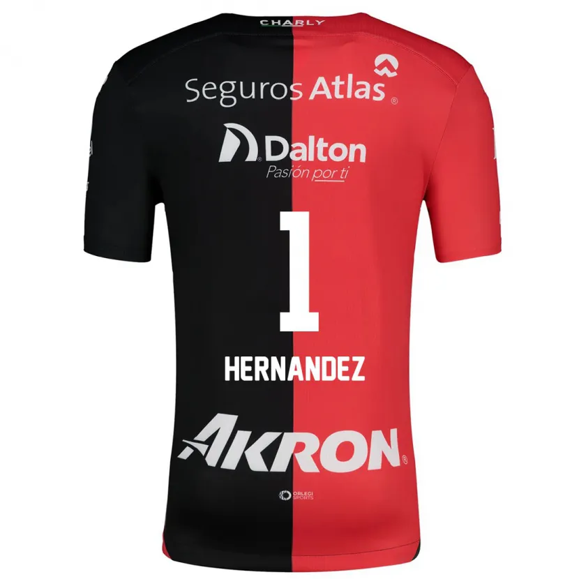 Danxen Män José Hernández #1 Röd Svart Hemmatröja Matchtröjor 2024/25 Tröjor T-Tröja