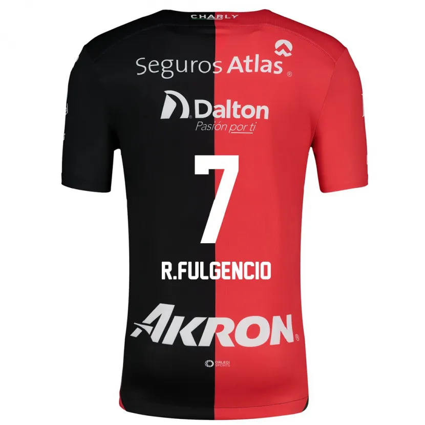 Danxen Män Raymundo Fulgencio #7 Röd Svart Hemmatröja Matchtröjor 2024/25 Tröjor T-Tröja