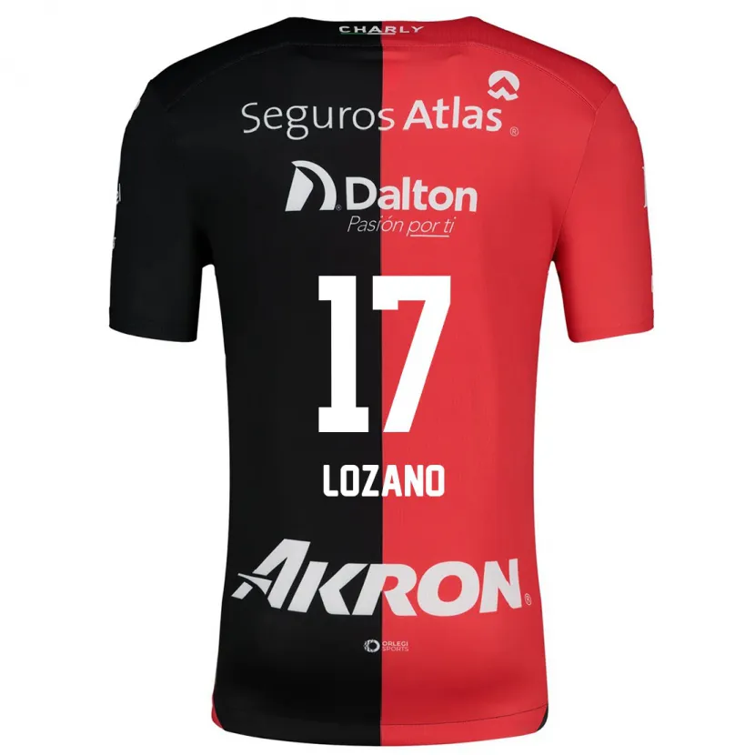 Danxen Män José Lozano #17 Röd Svart Hemmatröja Matchtröjor 2024/25 Tröjor T-Tröja