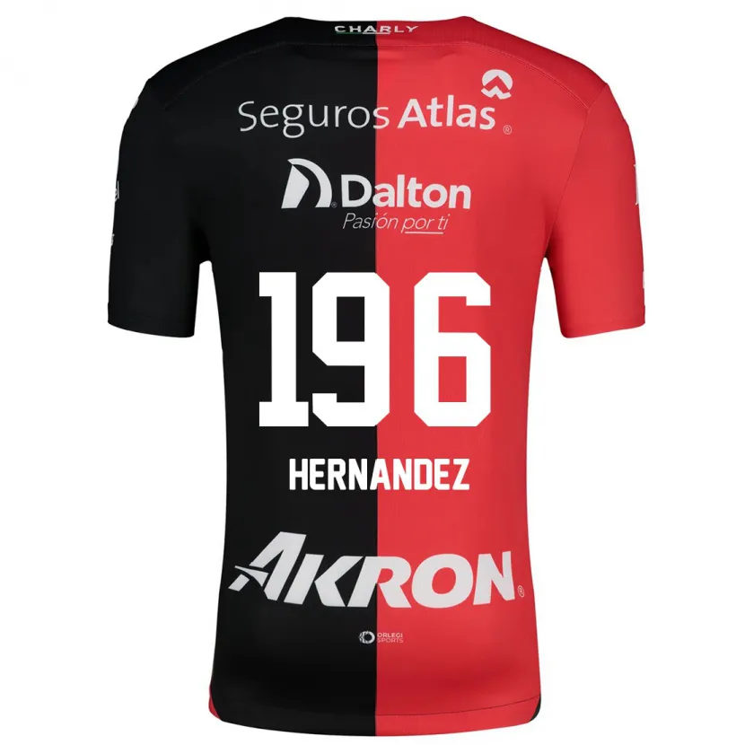 Danxen Män Miguel Hernández #196 Röd Svart Hemmatröja Matchtröjor 2024/25 Tröjor T-Tröja