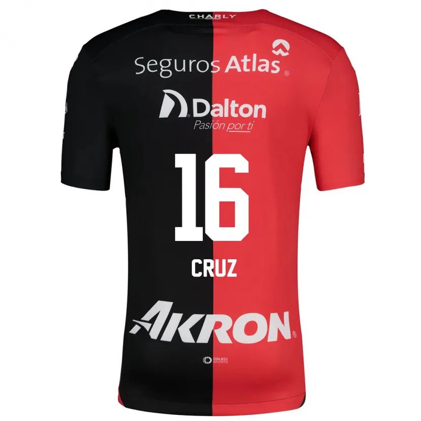 Danxen Män Daniela Cruz #16 Röd Svart Hemmatröja Matchtröjor 2024/25 Tröjor T-Tröja
