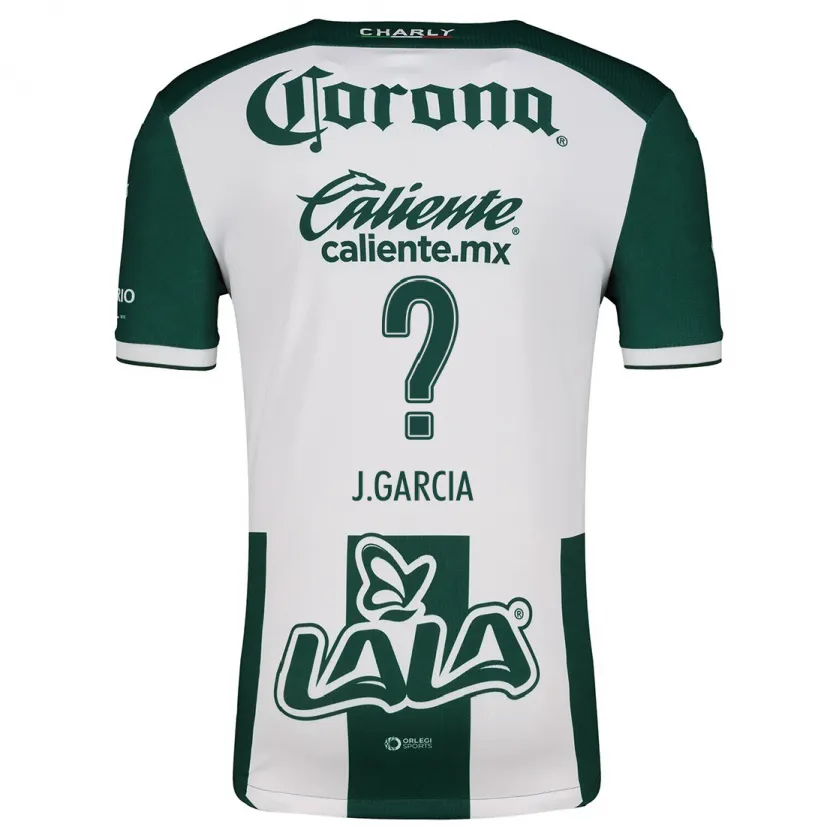 Danxen Män Joel García #0 Grön Vit Hemmatröja Matchtröjor 2024/25 Tröjor T-Tröja