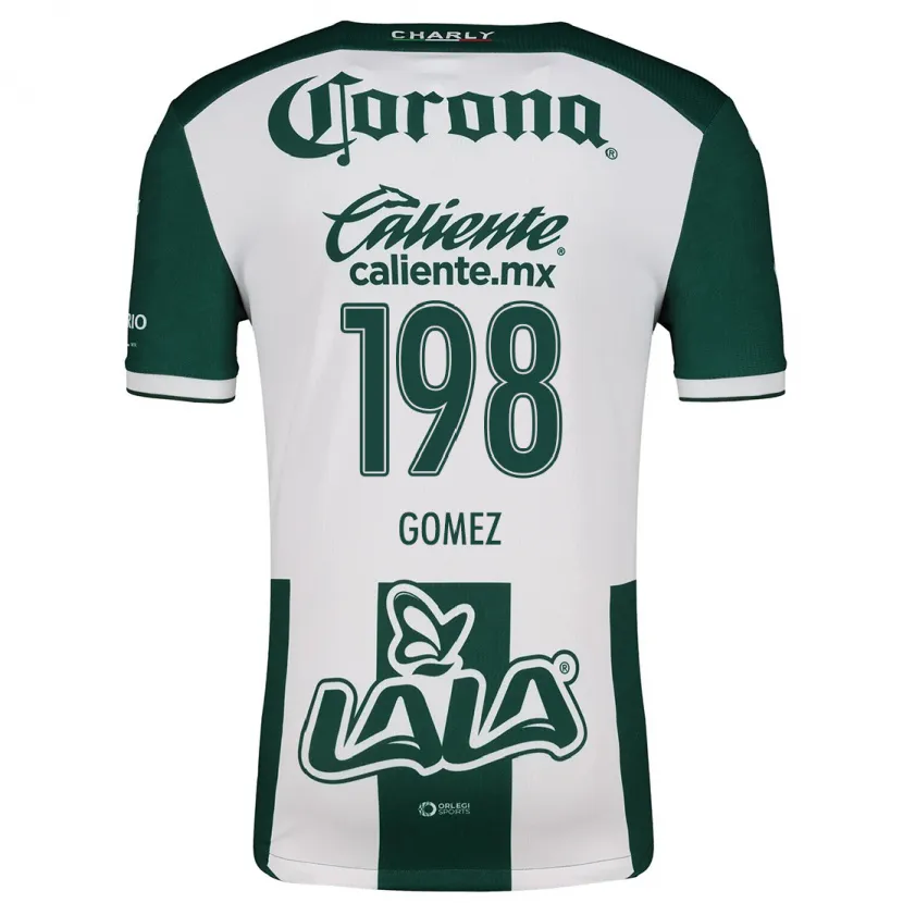 Danxen Män Isaác Gómez #198 Grön Vit Hemmatröja Matchtröjor 2024/25 Tröjor T-Tröja