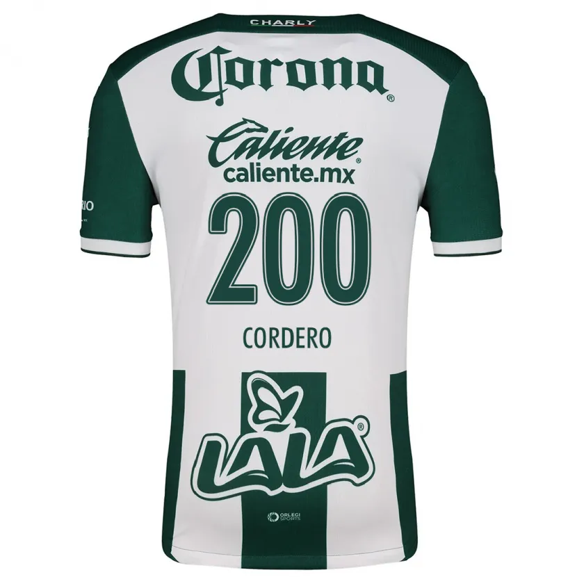 Danxen Män Mario Cordero #200 Grön Vit Hemmatröja Matchtröjor 2024/25 Tröjor T-Tröja