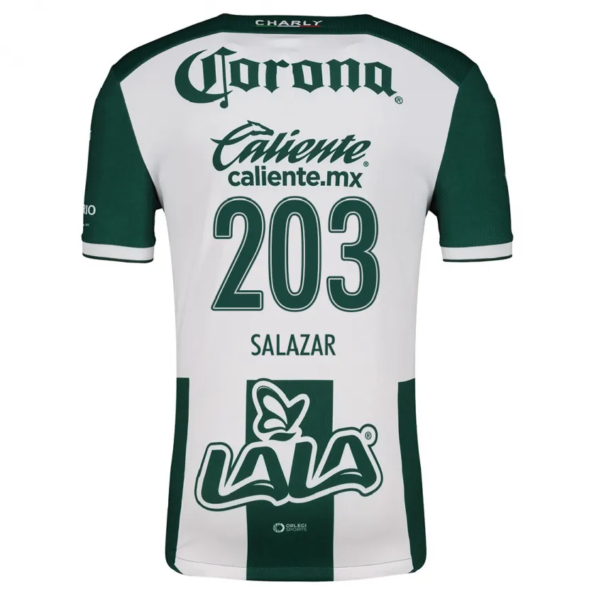 Danxen Män Roberto Salazar #203 Grön Vit Hemmatröja Matchtröjor 2024/25 Tröjor T-Tröja
