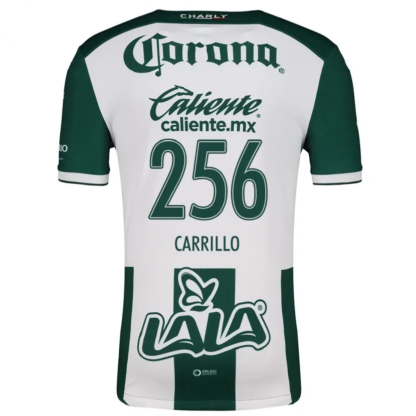 Danxen Män Stéphano Carrillo #256 Grön Vit Hemmatröja Matchtröjor 2024/25 Tröjor T-Tröja