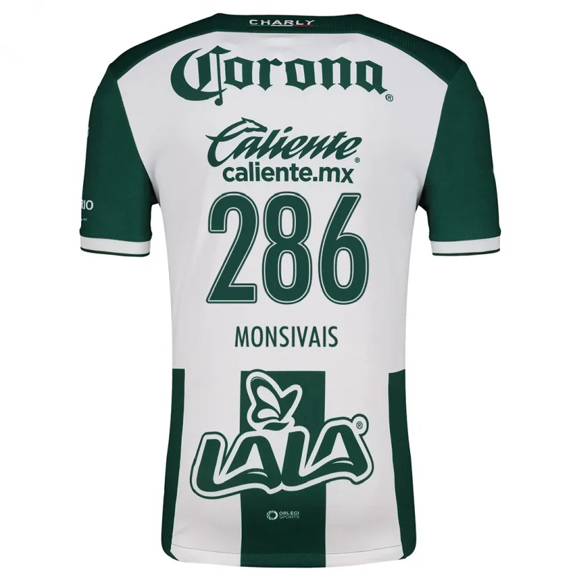 Danxen Män Giovani Monsivais #286 Grön Vit Hemmatröja Matchtröjor 2024/25 Tröjor T-Tröja