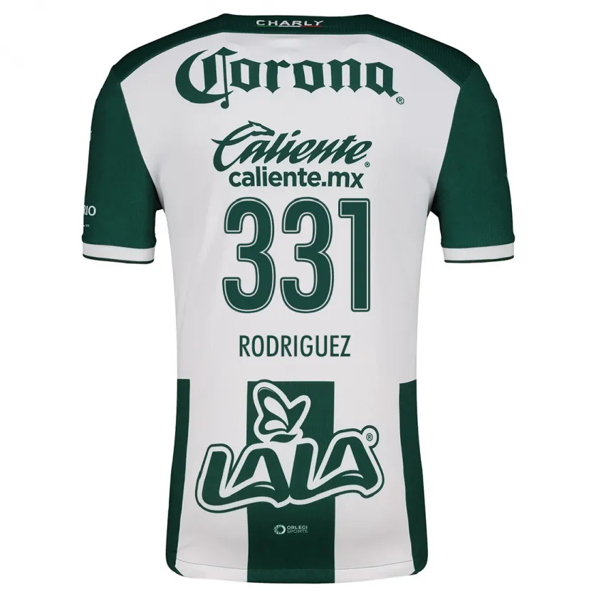 Danxen Män Juan Rodríguez #331 Grön Vit Hemmatröja Matchtröjor 2024/25 Tröjor T-Tröja