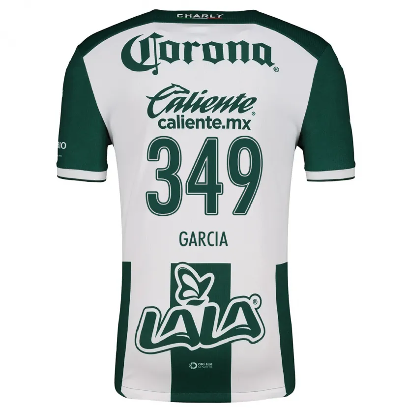 Danxen Män Diego García #349 Grön Vit Hemmatröja Matchtröjor 2024/25 Tröjor T-Tröja