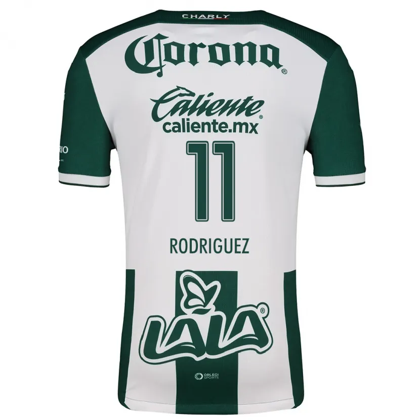 Danxen Män Cynthia Rodríguez #11 Grön Vit Hemmatröja Matchtröjor 2024/25 Tröjor T-Tröja