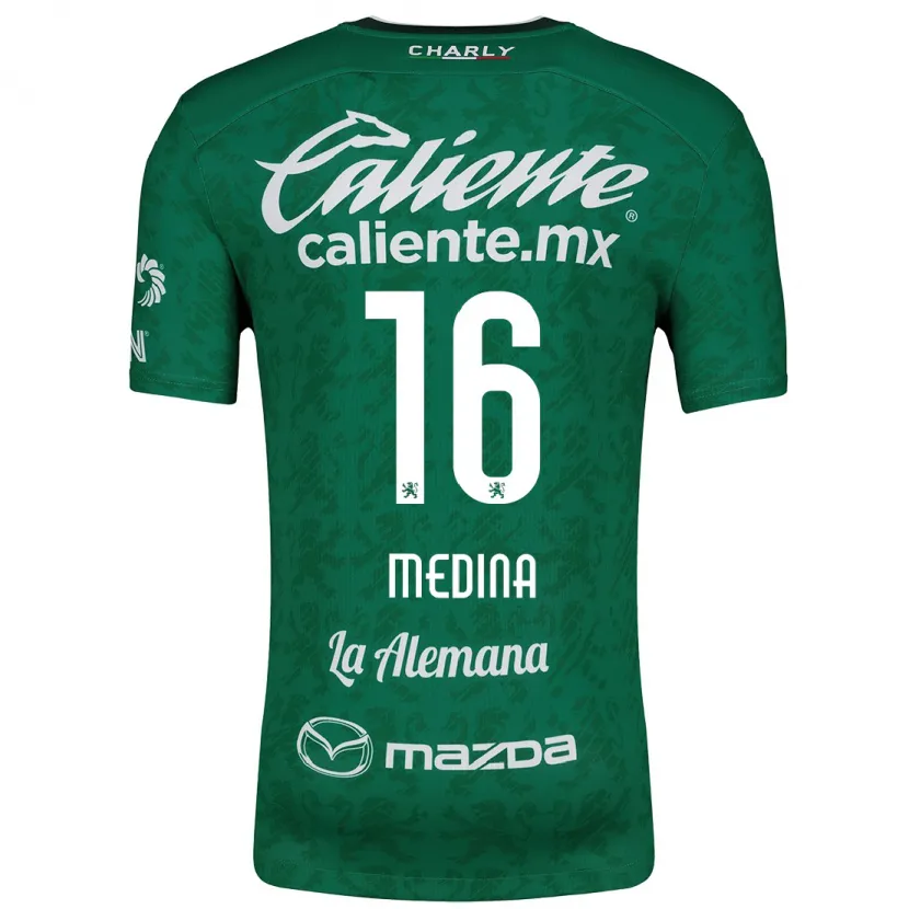 Danxen Män Alan Medina #16 Grön Vit Hemmatröja Matchtröjor 2024/25 Tröjor T-Tröja