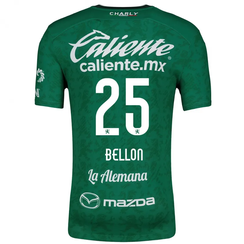 Danxen Män Paul Bellón #25 Grön Vit Hemmatröja Matchtröjor 2024/25 Tröjor T-Tröja
