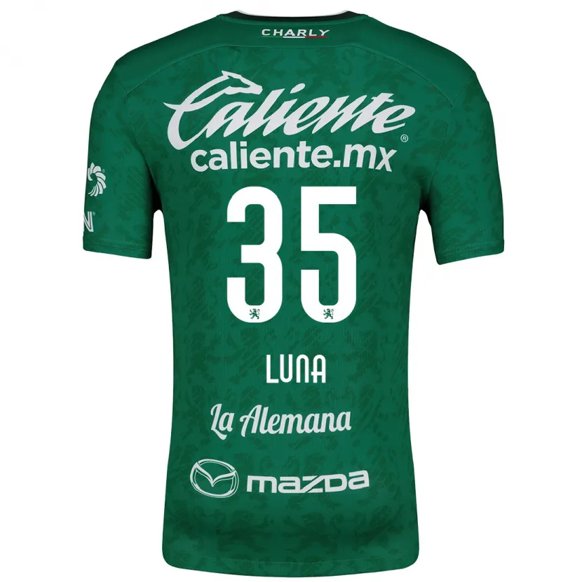 Danxen Män Diego Luna #35 Grön Vit Hemmatröja Matchtröjor 2024/25 Tröjor T-Tröja