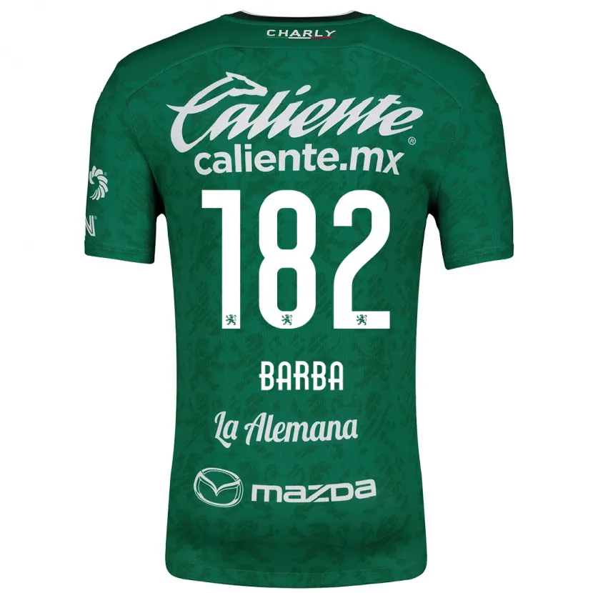 Danxen Män Austin Barba #182 Grön Vit Hemmatröja Matchtröjor 2024/25 Tröjor T-Tröja