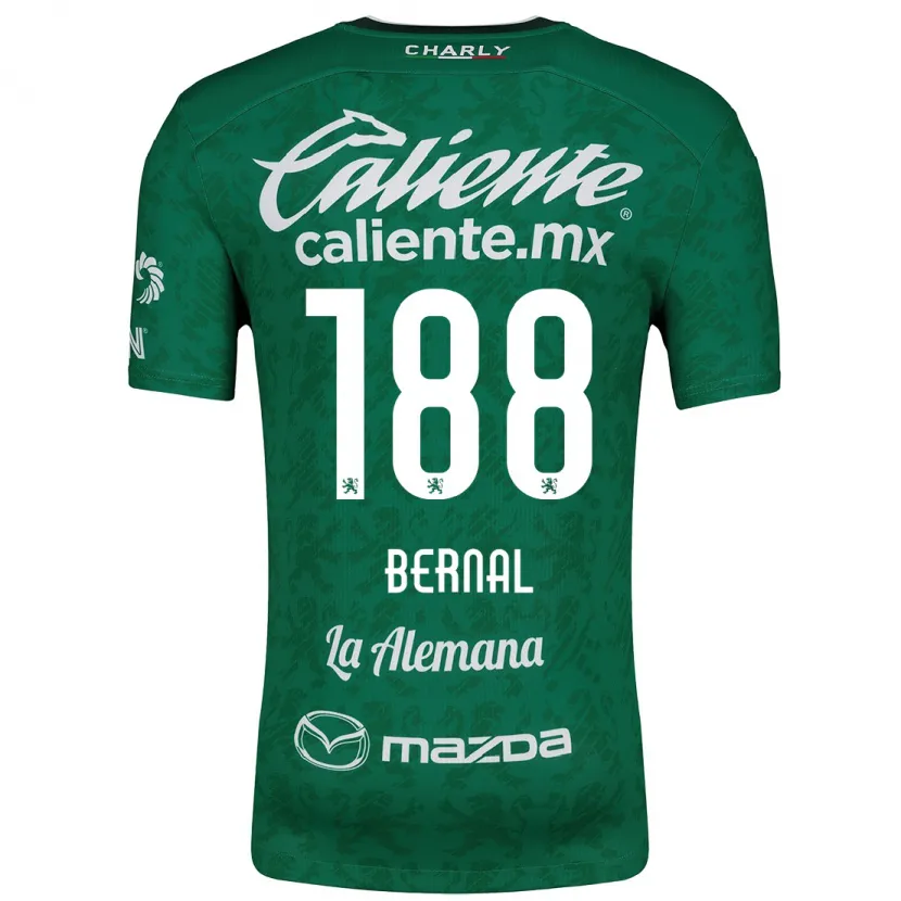Danxen Män Juan Bernal #188 Grön Vit Hemmatröja Matchtröjor 2024/25 Tröjor T-Tröja