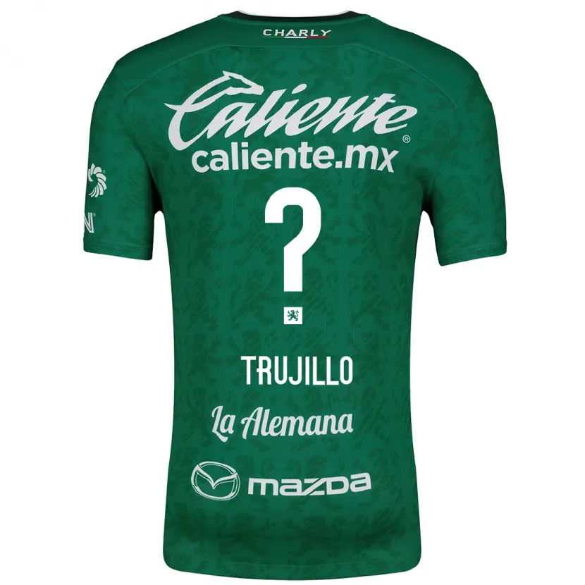Danxen Män Diego Trujillo #0 Grön Vit Hemmatröja Matchtröjor 2024/25 Tröjor T-Tröja