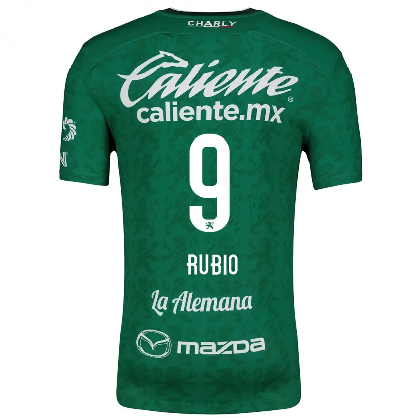 Danxen Män Brian Rubio #9 Grön Vit Hemmatröja Matchtröjor 2024/25 Tröjor T-Tröja