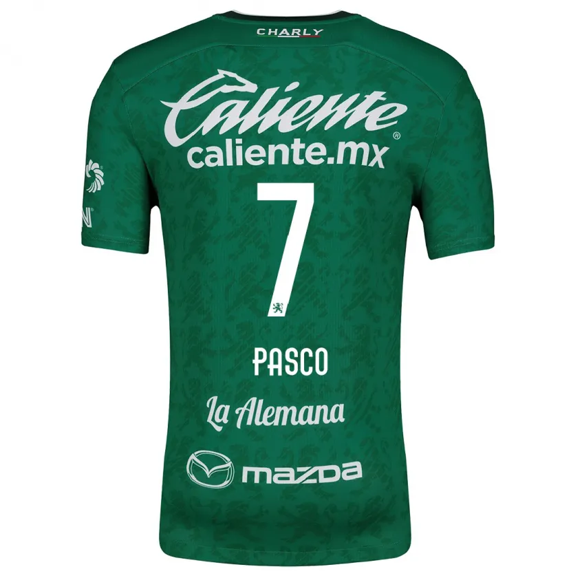 Danxen Män Madeleine Pasco #7 Grön Vit Hemmatröja Matchtröjor 2024/25 Tröjor T-Tröja