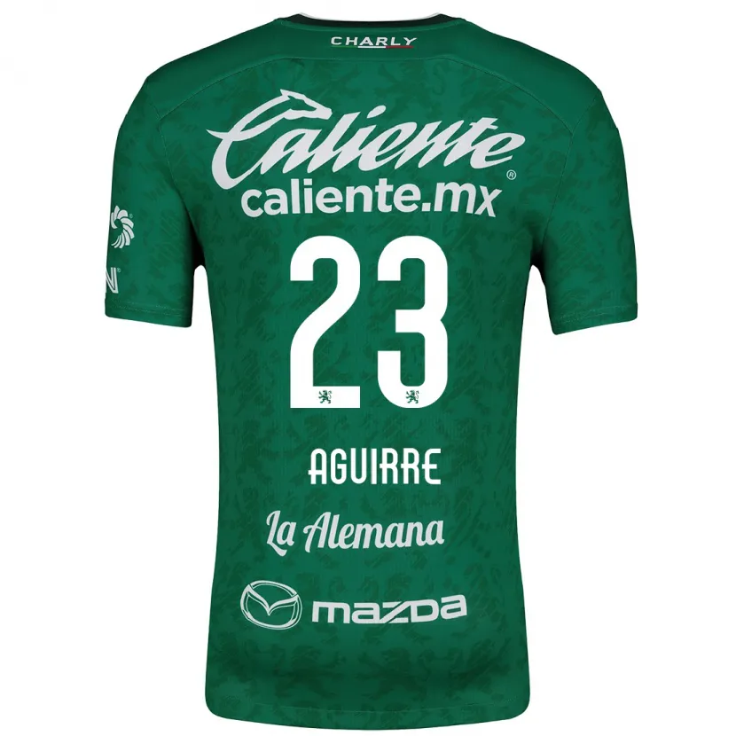 Danxen Män Zoe Aguirre #23 Grön Vit Hemmatröja Matchtröjor 2024/25 Tröjor T-Tröja