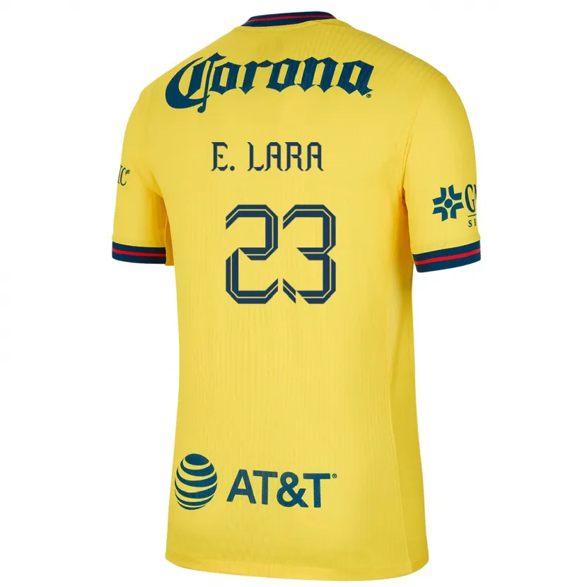 Danxen Män Emilio Lara #23 Gul Blå Hemmatröja Matchtröjor 2024/25 Tröjor T-Tröja