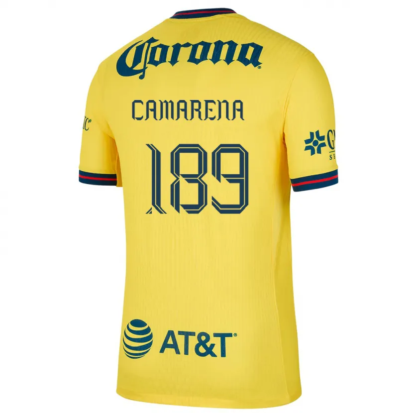 Danxen Män Luis Camarena #189 Gul Blå Hemmatröja Matchtröjor 2024/25 Tröjor T-Tröja