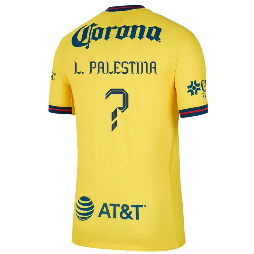 Danxen Män Leonardo Palestina #0 Gul Blå Hemmatröja Matchtröjor 2024/25 Tröjor T-Tröja
